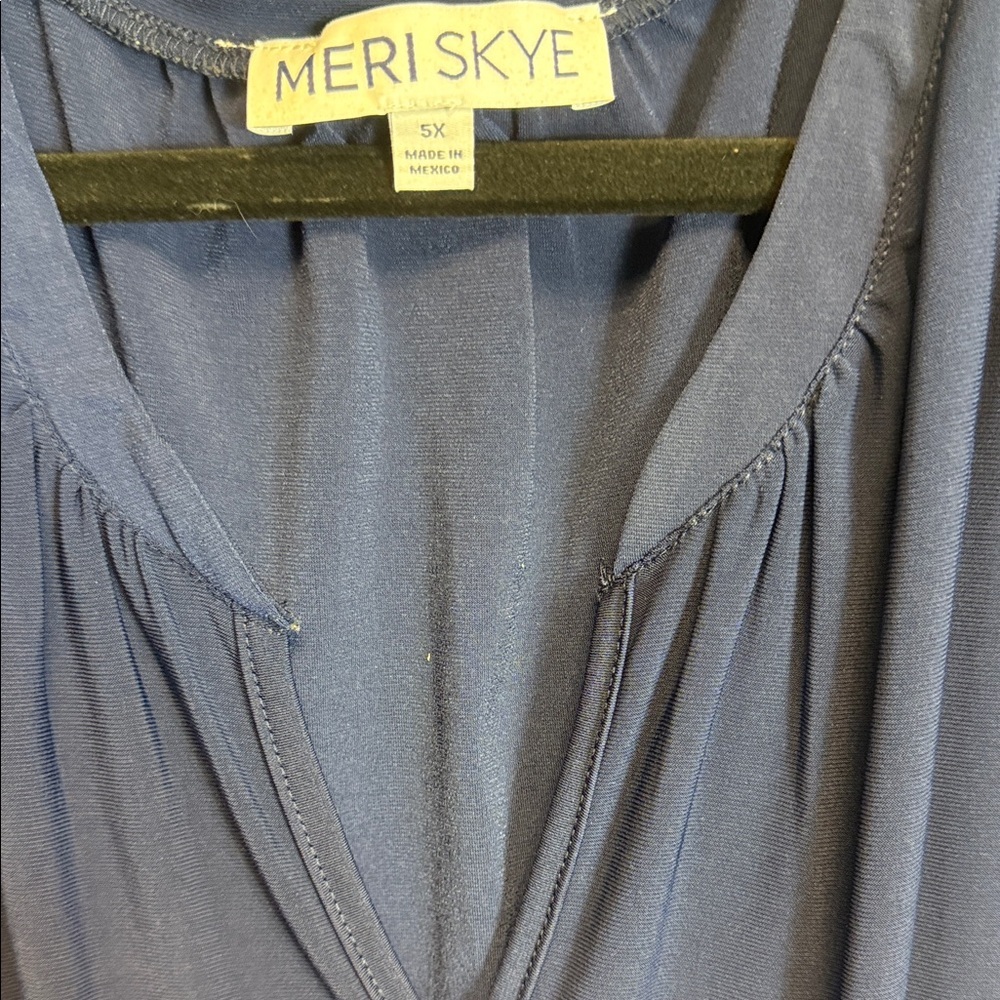 Deep Blue 5X Midi Dress by Mari Skye - Picture 2 of 2